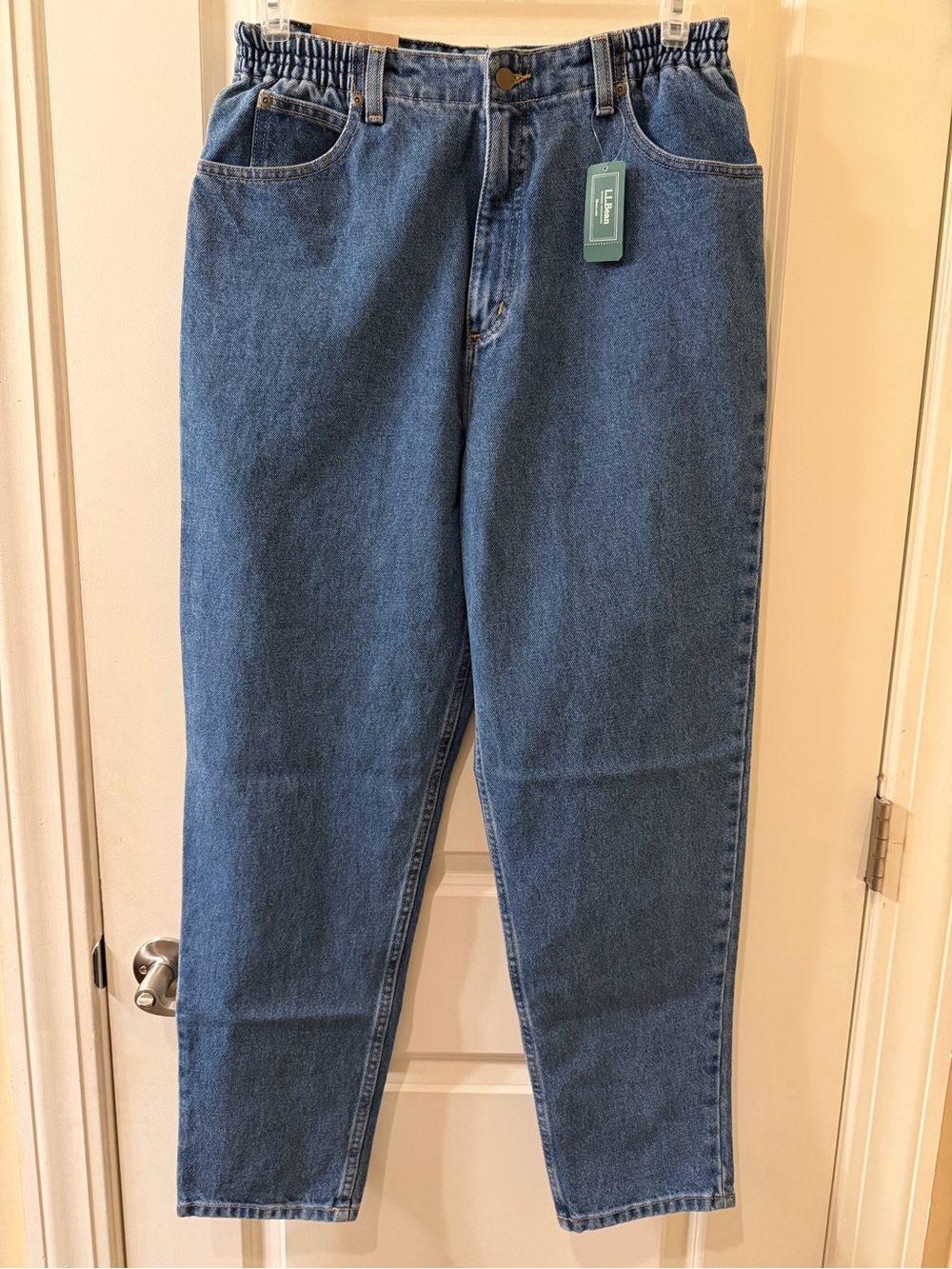 NWT L.L. Bean Woman’s Original Fit/ Relaxed Fit Blue Denim Jeans